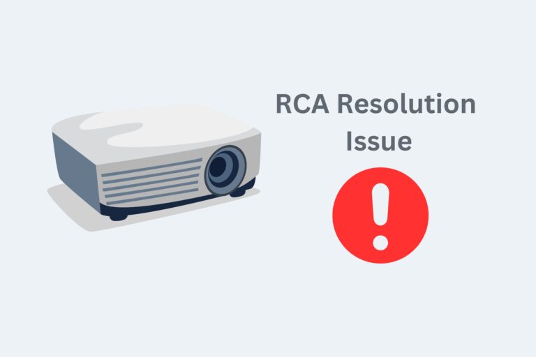 RCA Projector Keeps Changing Resolution